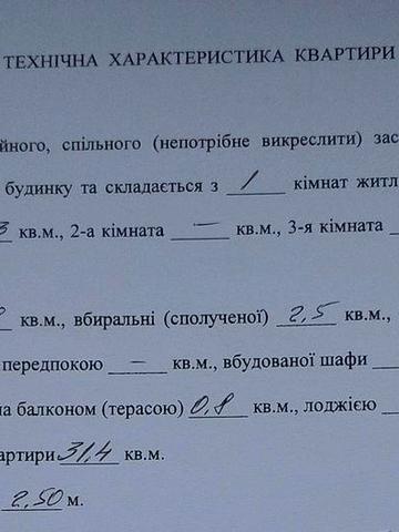 Продам однокімнатну квартиру в центрі міста.