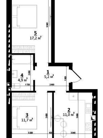 Продаж 2-кімнатної квартири в ЖК CENTER, с. Білогородка ЖК CENTER