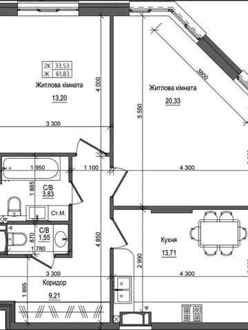 2-кімнатна квартира в ЖК комфорт класу Петлюри,28 біля ТРЦ Термінал ЖК Петлюри 28