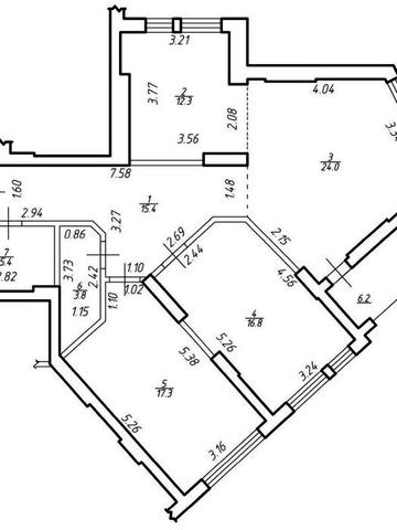 Трикімнатна квартира 101,2 м. кв  ЖК Comfort Hill,  ЗДАНИЙ БУДИНОК ЖК Comfort Hill