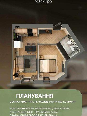 Квартира під інвестицію | Акція ЖК Біла Сакура