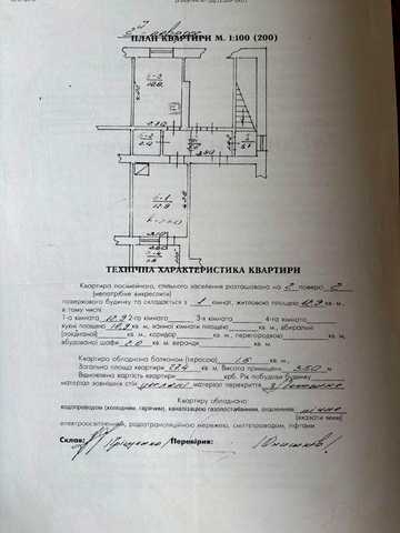 Однокімнатна квартира. (Рясне)