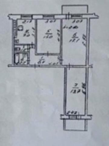 Продаж,  Квартира,  3 кімнати,  63 м²,  Небесной Сотни проспект,  Таирова,  Одесса