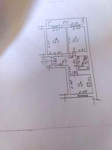 Собственник,продам двухкомнатную квартиру