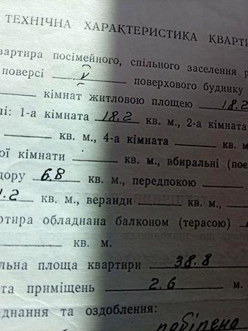 Однокімнатна квартира