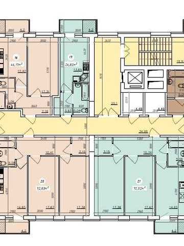 Двокімнатна квартира 72м², вул. Садова, 120,  м. Кропивницький від Забудовника ЖК Мережа клубних будинків "Еталон"