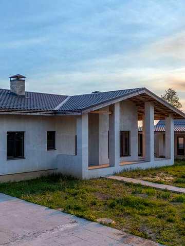 Продаж одноповерховий будинок котедж 143,3 кв.м. 16 соток Кобилянка Снов Брусилів Сновянка заміський будинок сучасної архітектури