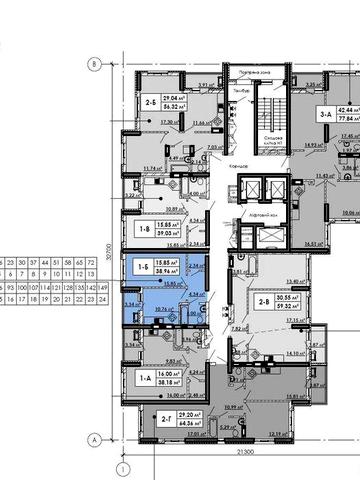 Продаж (переуступка) 1-кімнатна квартира ЖК «Медовий-2» – 21 поверх, буд. 2, секція 1 ЖК ЖK - «Медовий-2»