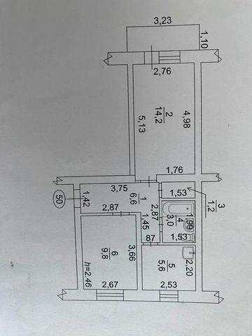2 кімнатна квартира