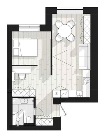 Оренда квартири ЖК Молодість, 42 м2