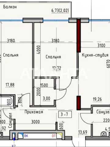 улица Дмитрия Донского, 592, Фонтан, Киевский, Одесса, Одесская 77000 USD