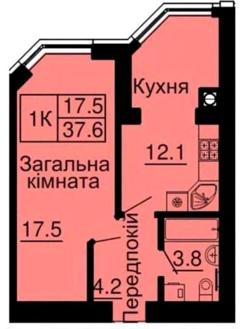 ЖК Софія Клубний 6 поверх 38 м.кв вул. Клубна 12 ЖК Софія клубний