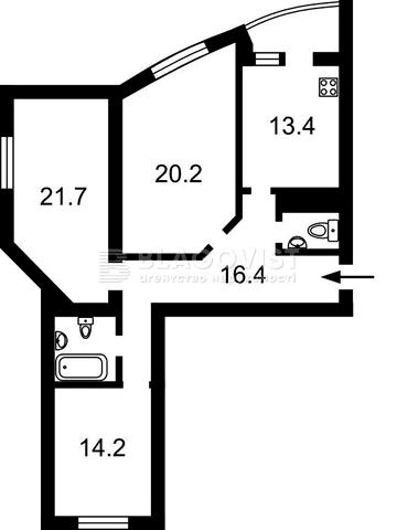 Продаж 3-кімн. квартири 94 м.кв з гарним ремонтом в елітному цегляному будинку. Миропільська 39, парк Перемога Метро Дарниця та Метро Чернігівська