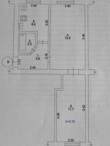 Продам 2х кімнатну квартиру в центрі від власника, Андрушівка