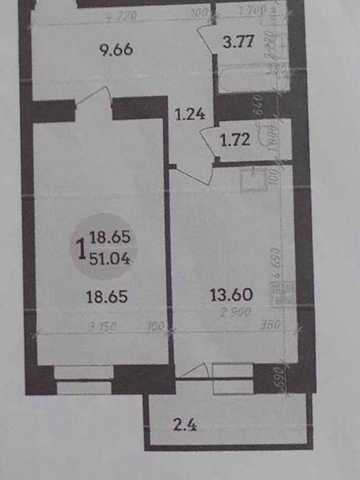 Продаж 1 кім. квартири. 53 м2. зуп.Фурманова №6121  розг. Держ.прогр.