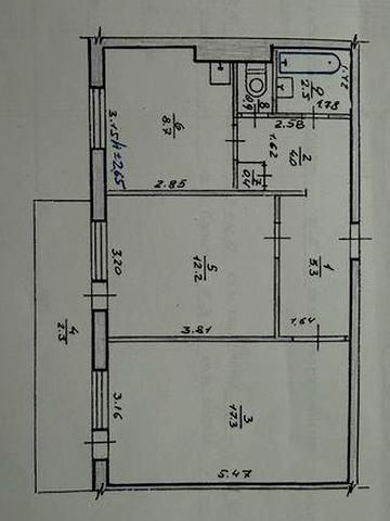 Двокімнатна квартира