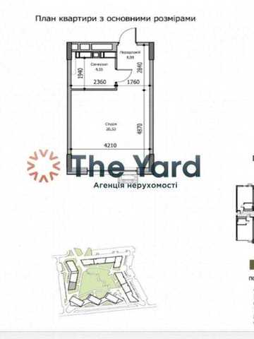 Продаж квартири студіі 30.02 м² в ЖК "Lucky Land" ЖК Lucky Land