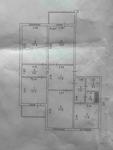 Продаж чотирьох кімнатної квартири . Ощадбанк.