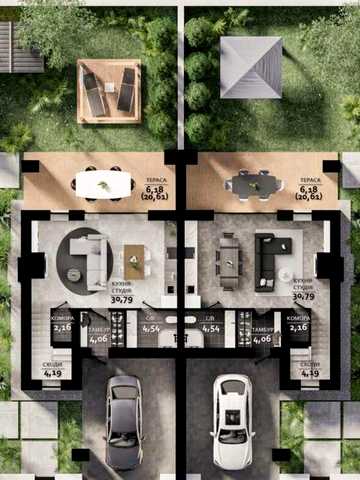 Дуплекс  126 м2 з терасами|Буча|Family Park| РОЗТЕРМІНУВАННЯ