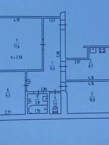 Продаж 3к Квартира Дніпровська вулиця