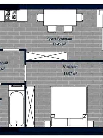 Однокімнатна квартира, новобудова, Борислав ЖК САБ Борислав