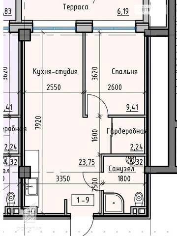 Продаж 1к Квартира Дмитріївська (Дмитрія Донського) вулиця ЖК Пространство на Донского