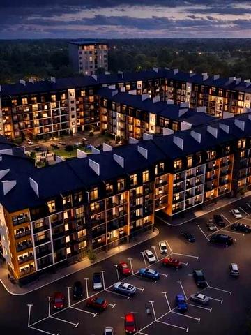 Продаж 1 кім. квартира 38 м2 ЖК Дружній Двір, с. Солонка ЖК Дружній Двір
