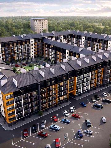 Продаж 1 кім. квартира 36 м2 ЖК Дружній Двір, с. Солонка ЖК Дружній Двір