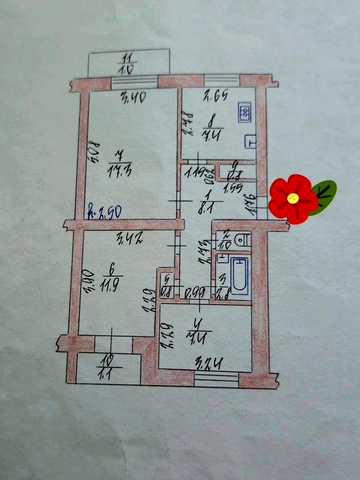 Продаж квартири 3 кімнати