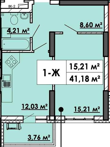 НС 1 кімнатна Кадетський гай Совки ЖК «Медовий-2» Зелена зона ЖК Медовий 2