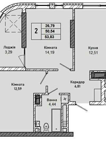 2км.кв.,вул.Миколайчука(Власник) ЖК Миколайчука 38