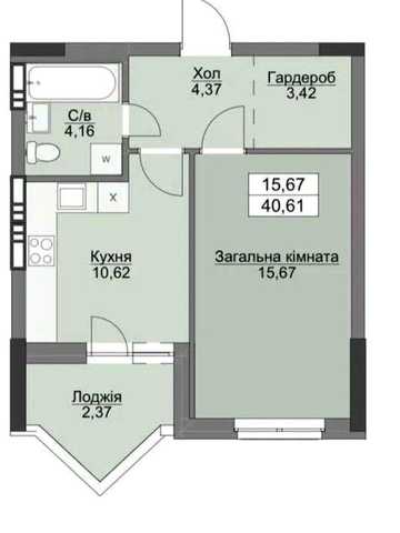 Продам 1-но ком квартиру ЖК Вишгород Плаза