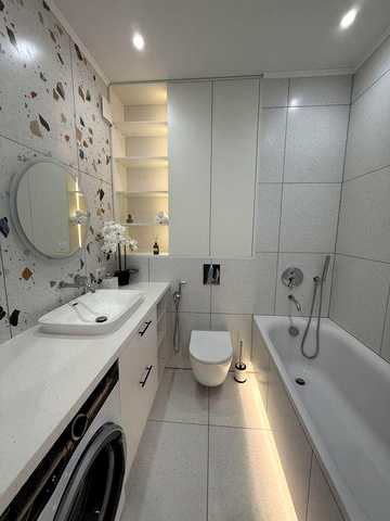 Без комісії! ЖК Синергія Сіті! 1к 41 м² з ремонтом, меблями та технікою | Гардеробна | Тепла підлога