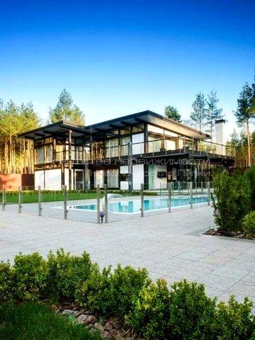Без% / Продаж ексклюзивної резиденції  450м2 з басейном у сосновому лісі — с. Лебедівка, Вишгородський напрямок