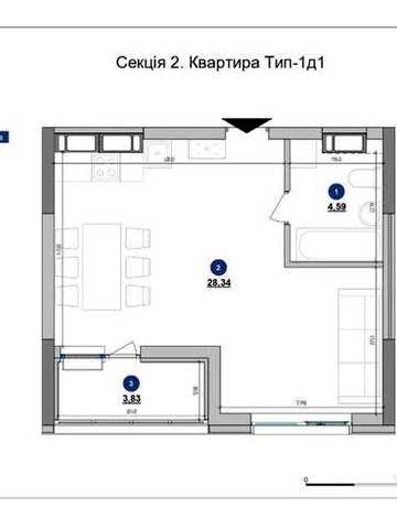 Переуступка від власника. Переуступка. 2 секція, Смарт 36,76 м² у ЖК Maxima Residence, вул. Євгена Коновальця, 30, Печерськ. ЖК Maxima Residence