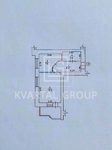 Продаж 1 кімнатної квартири в ЖК Буча Квартал. Загальна площа 34,5 м².