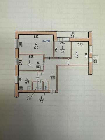 Продам 4х комнатную квартиру ул. 3-я Слободская/пр. Центральный