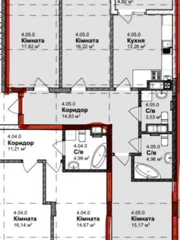 Продається простора 3 кімнатна квартира