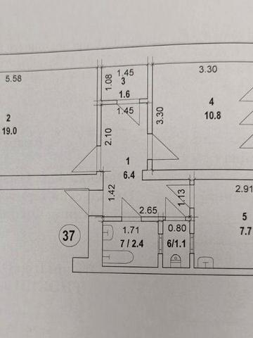 Продам квартиру 2 комнаты