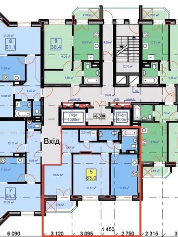 Продаж 2-кімнатної квартири 63 м² у ЖК «Панорамний», Ірпінь | Власник | Без комісії ЖК Панорамний