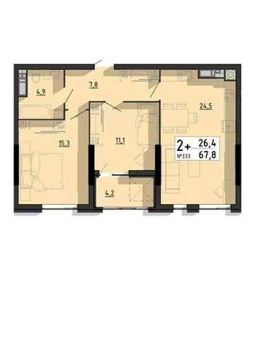 Продаж 2-кімнатної квартири преміум ЖК біля озера ЖК SvitLand Residences