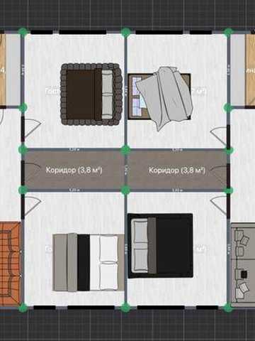 Будинок Duplex 94м2 + піднавіс для авто
