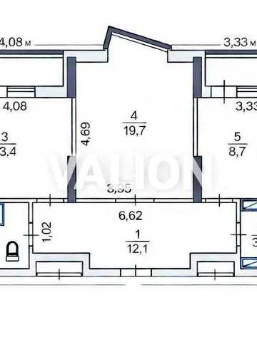 Прямий власник! 2-кімнатна квартира 70 м² | Драгоманова 2А