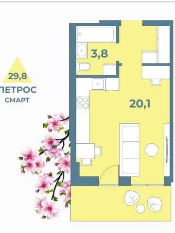 Продаж студії 30 м² в ЖК «KyivSky» ВЛАСНИК Без комісії ЖК KyivSky