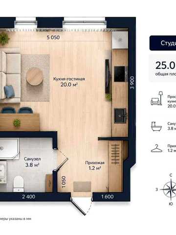 ЄОСЕЛЯ Продаж смарт-квартири 25 м2 в ЖК Riviera, Гостомель ЖК Riviera