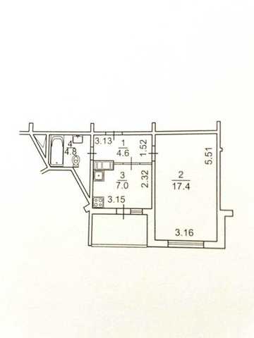 1-кімнатна 36,1 м², Милославська 2, 7/25 пов., лоджія, лічильник тепла