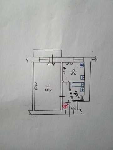 Продам 1-кімнатну квартиру в Борисполі