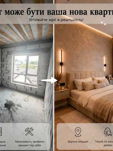 Без %! 1-к квартира 32 м²   ЖК Петрівське. ЖК Петрівське