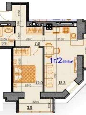 Продаж 2кк 49,6 м2. ЖК Курортний. Є-Оселя. ЖК Курортний