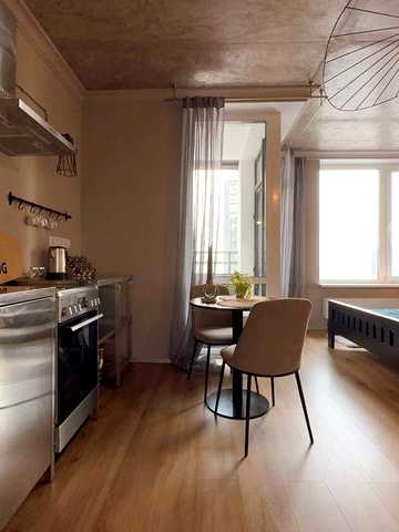 Стильна однокімнатна LOFT Studio 40m2 ЖК Seven |м| Осокорки